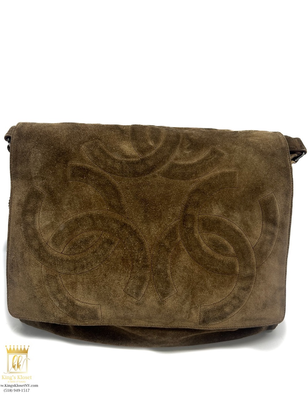 Chanel Suede Messenger Bag